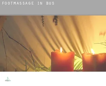 Foot massage in  Bus